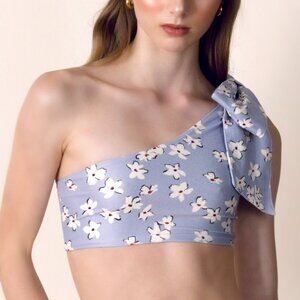 Mio Coral - Victoria One Shoulder Top Vanilla (NWT)